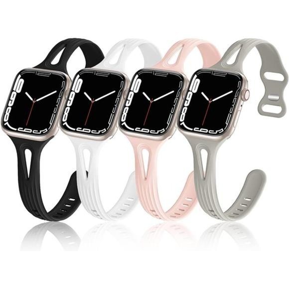 NEW 4 Pack Slim Apple Watch Bands main image 5